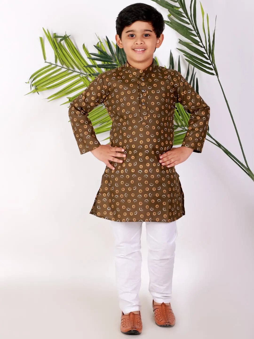 Pro Ethic Kurta Pajama For Boys | 1 To 16 Years | Cotton | Self Design #S-137