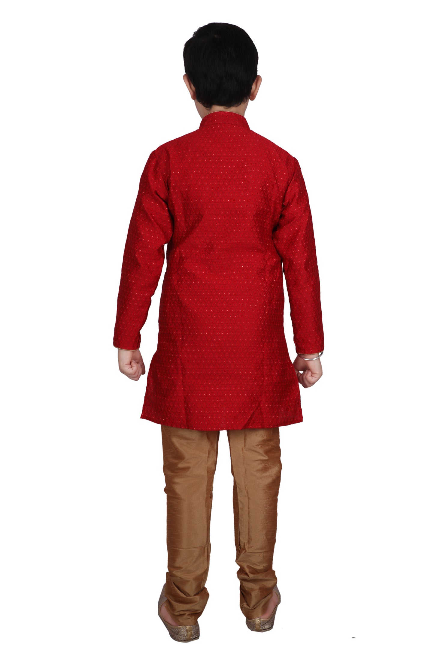 Pro Ethic Maroon Kurta Pajama For Boys - Cotton - S-129