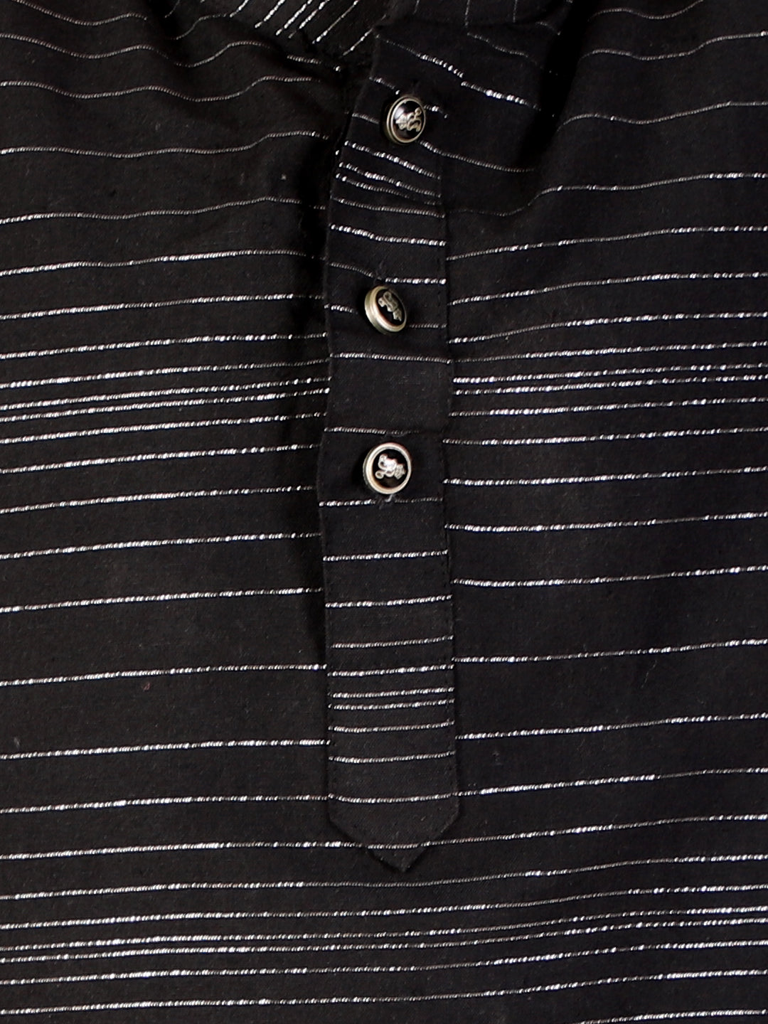 Pro Ethic Boys Black Kurta Pajama with Linen (S-157)