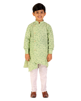 Pro Ethic Cotton Kurta Pajama For Boys Green S-151