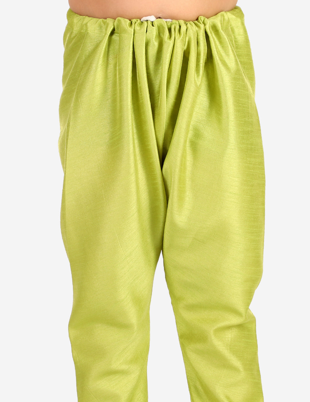 Pro Ethic Boys Kurta Pajama & Waistcoat  Set Silk Floral Design Green (S-175)