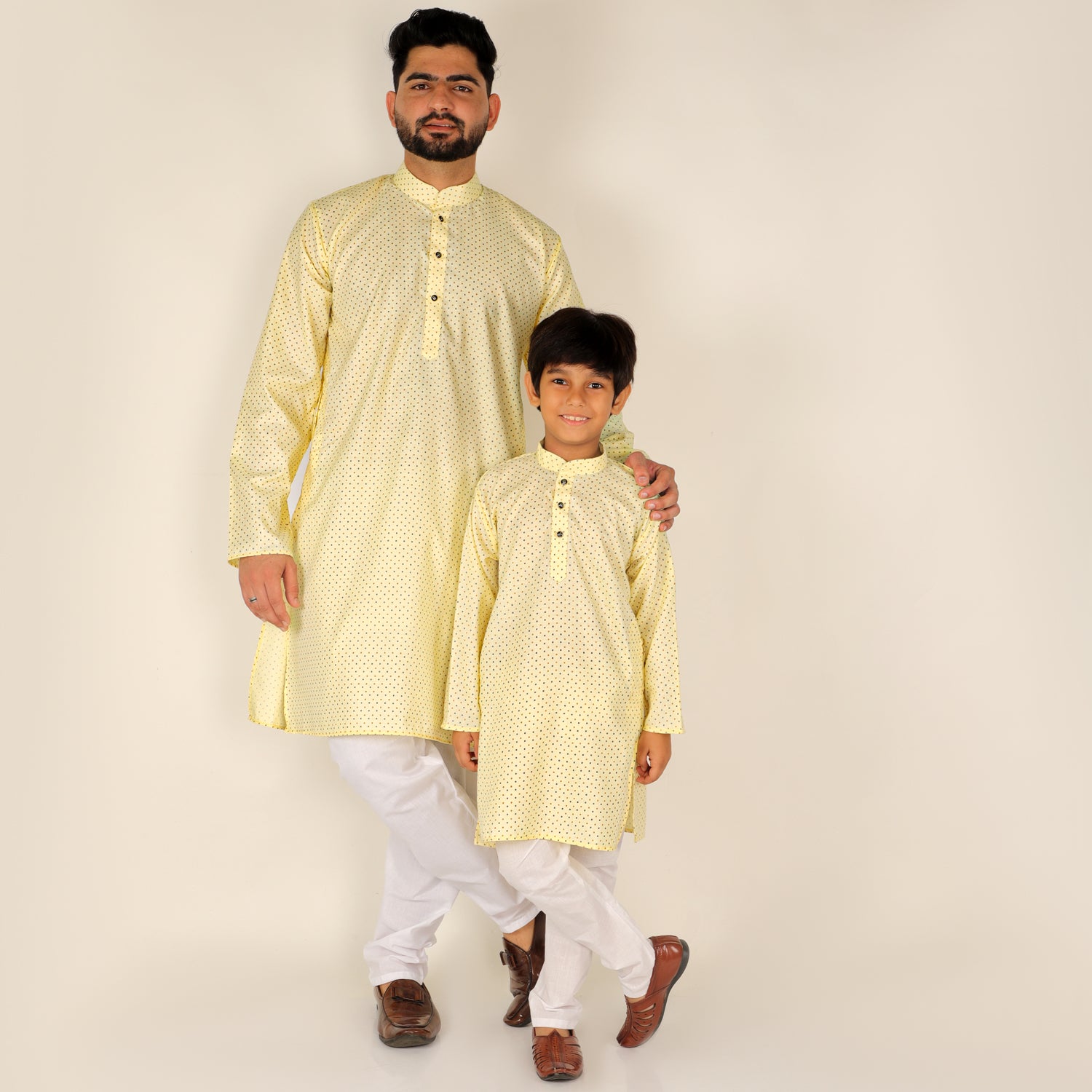 father son kurta pajma set