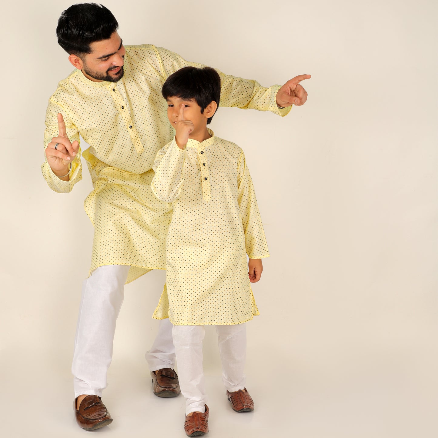 father son kurta pajma set