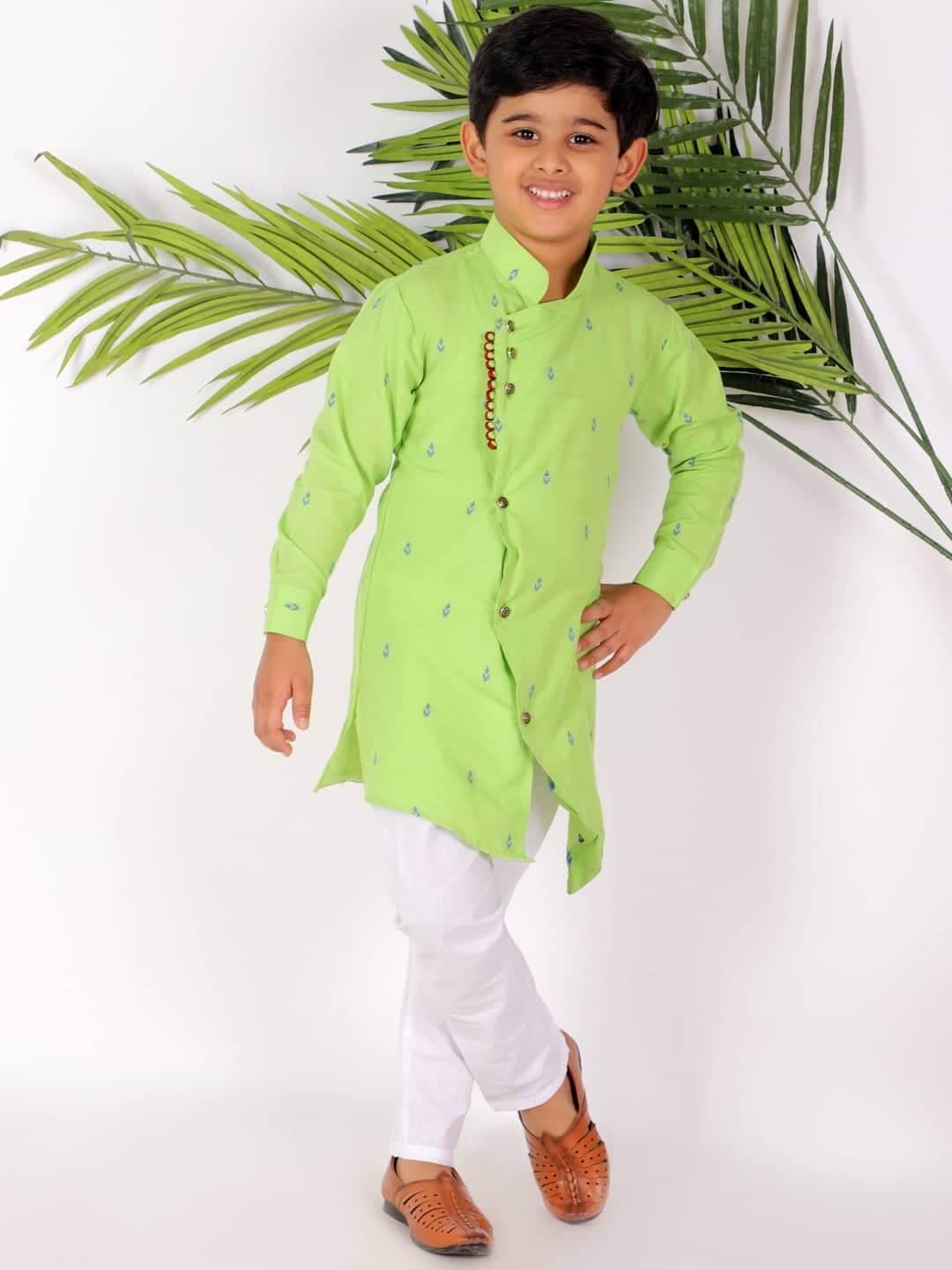 Pro Ethic Kurta Pajama For Boys | Hand Made | Cotton | 1-16 Y | #S-142