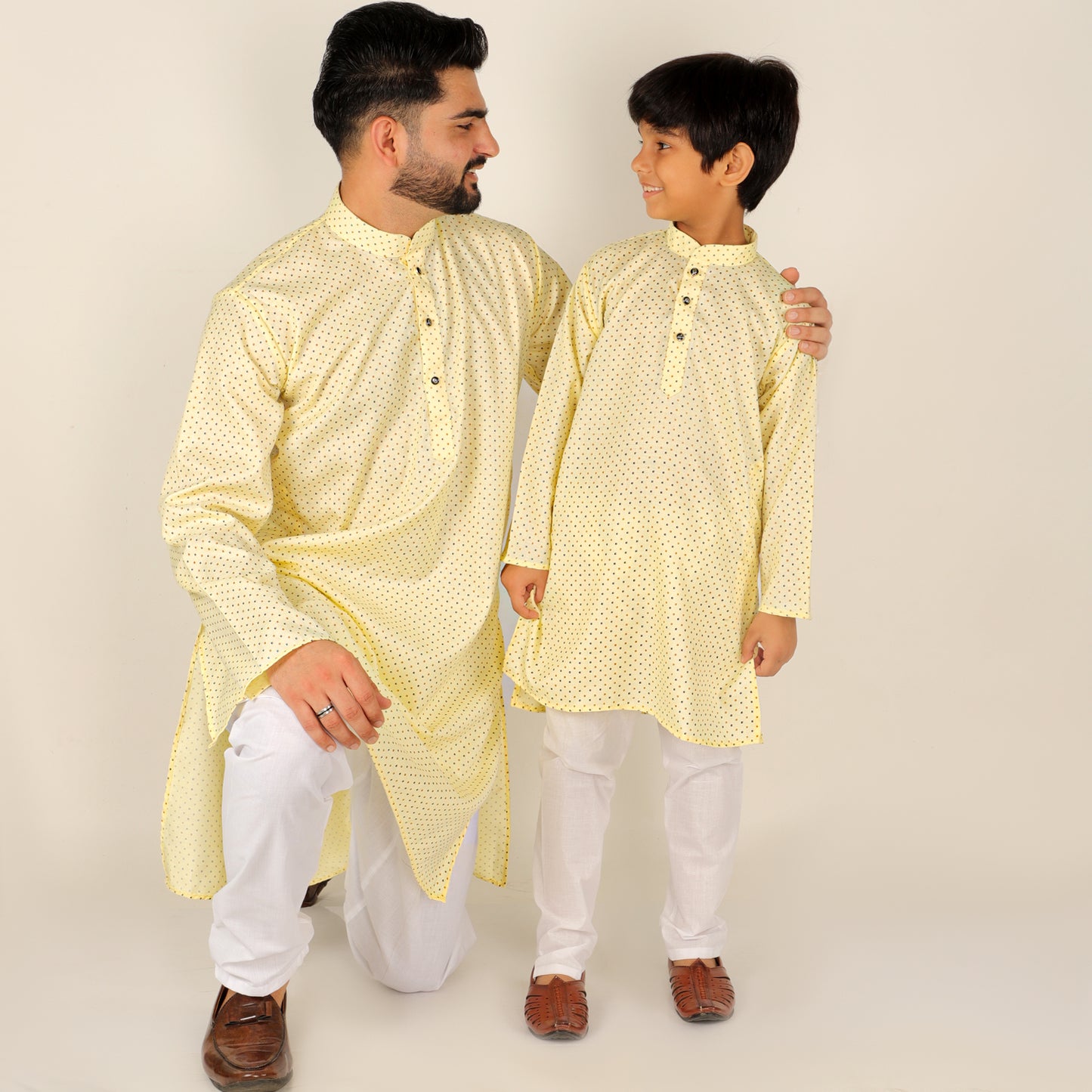 father son kurta pajma set