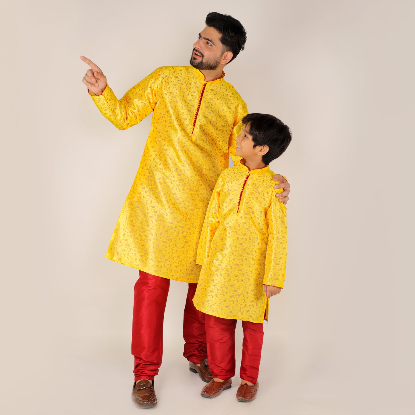 father son kurta pajma set