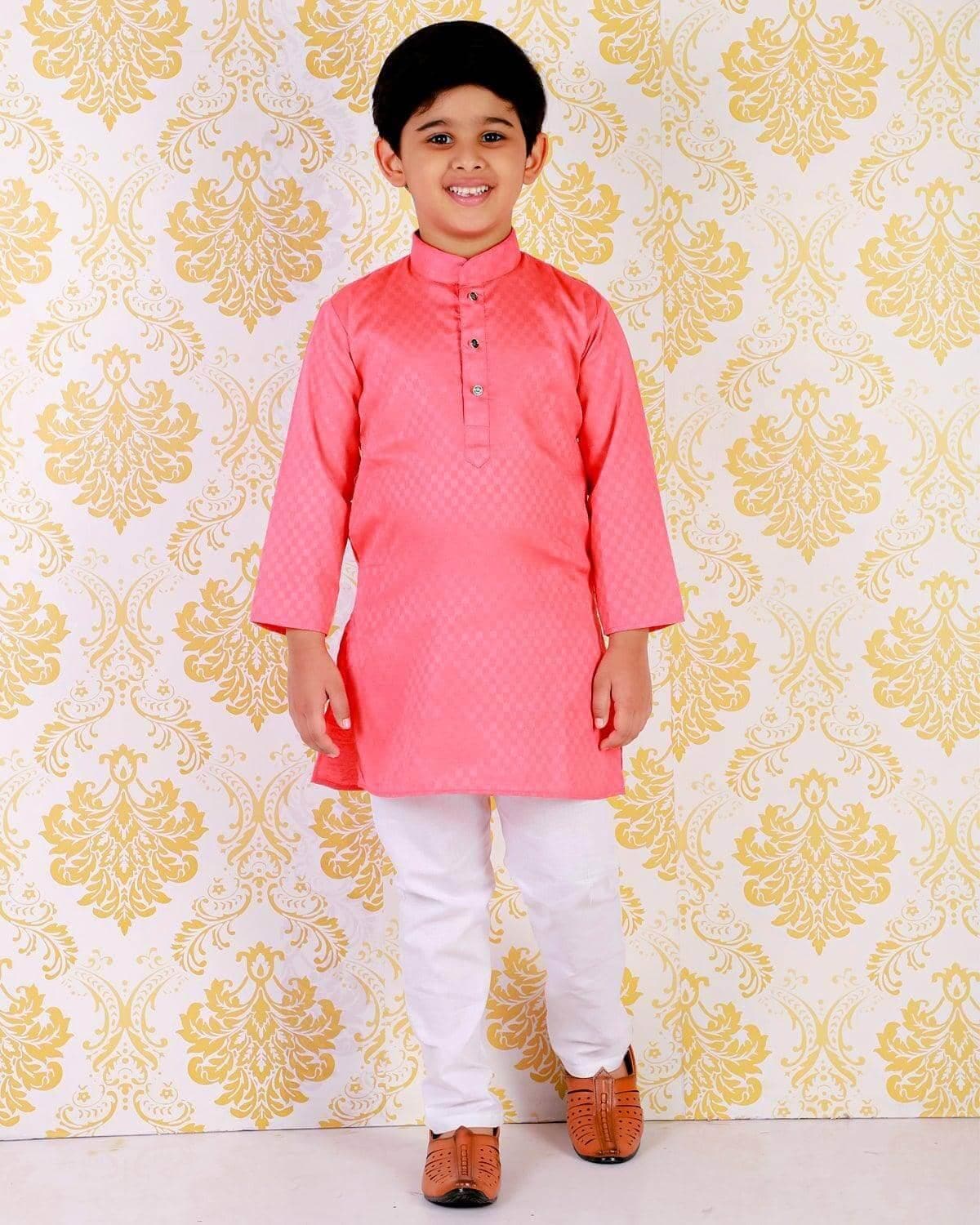 Pro Ethic Boys Kurta Pajama Set | Cotton | Kids Ethic Wear Kurta Set #S-101