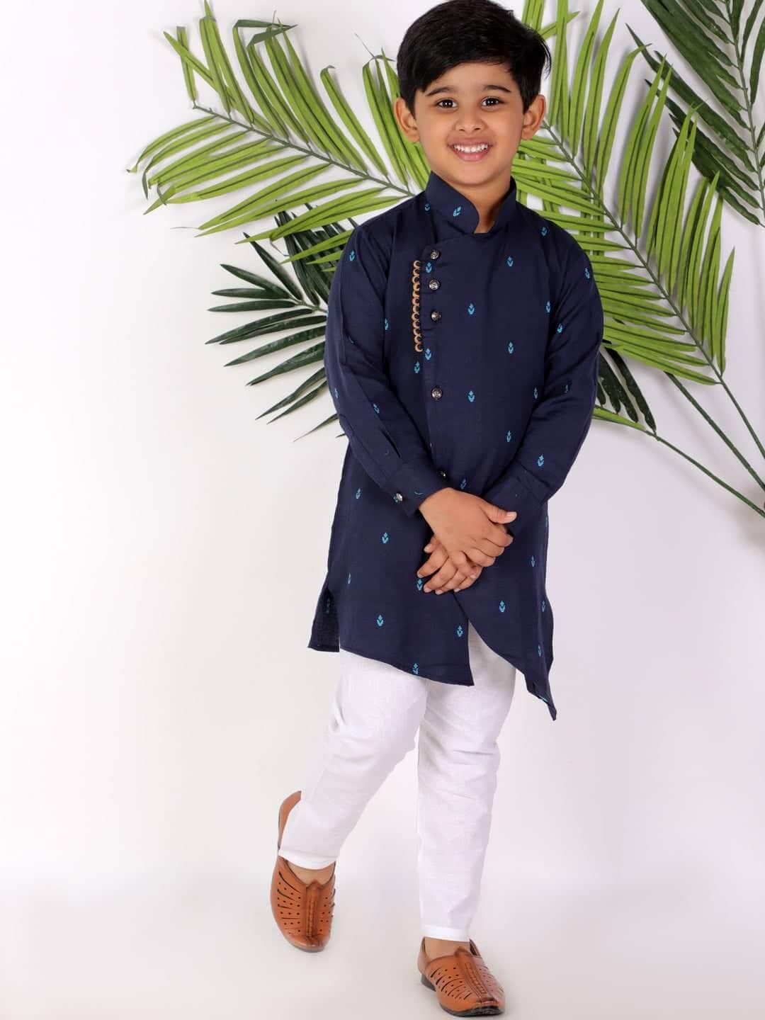 Pro Ethic Kurta Pajama For Boys | Hand Made | Cotton | 1-16 Y | #S-142