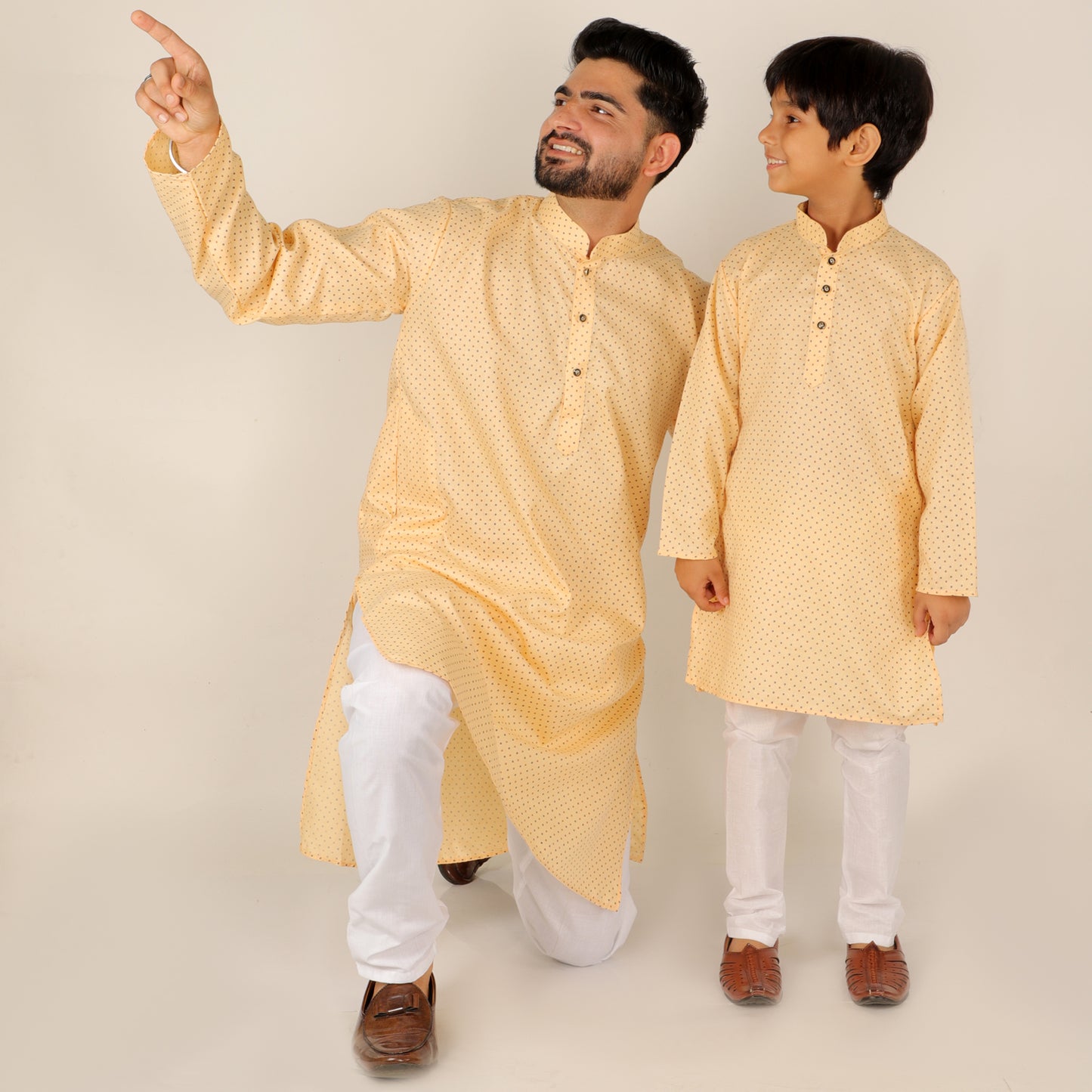 father son kurta pajma set