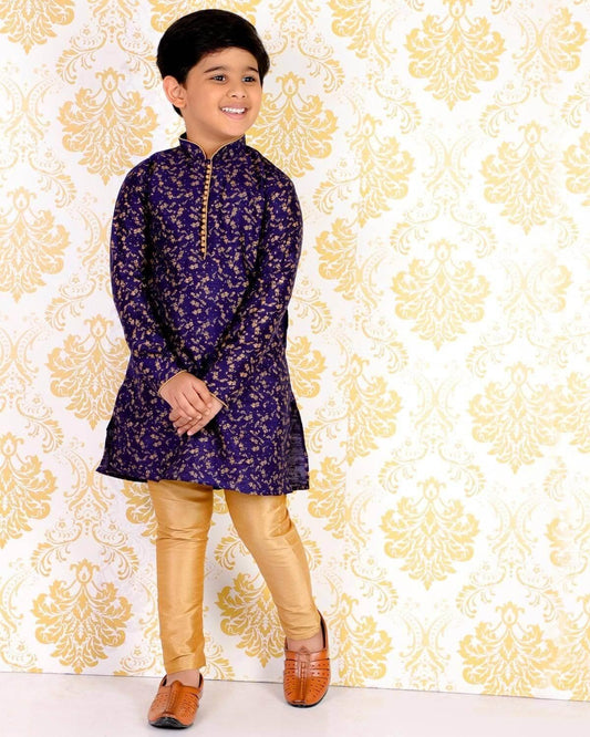 Pro Ethic Ethnic Wear Silk Kurta Pajama Set for Kids and Boys #S-117