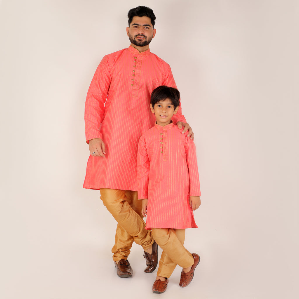 father son kurta pajma set