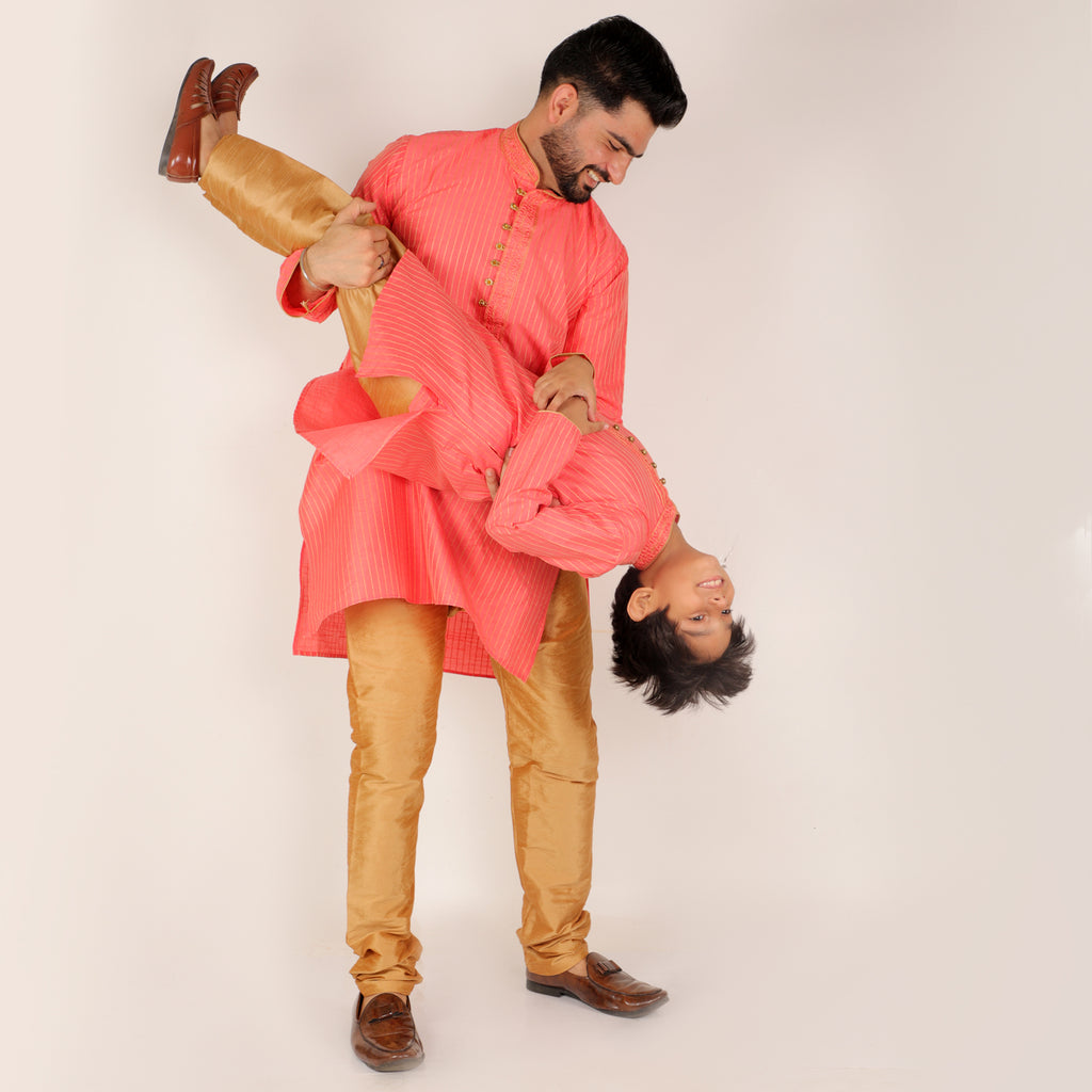 father son kurta pajma set