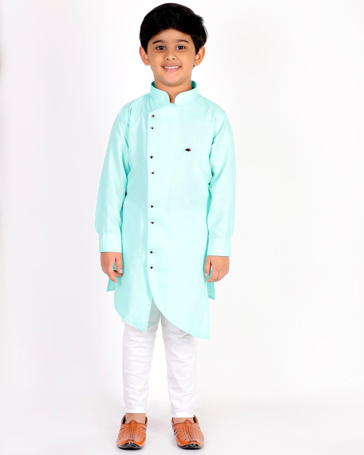 Pro Ethic Stylish Boys Kurta Pajama Set | Cotton | Kids Ethic Wear Kurta Set #S-109