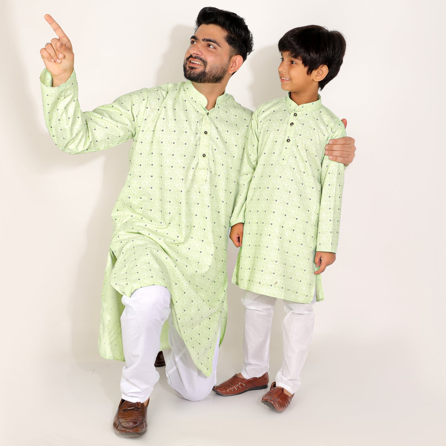 father son kurta pajama set