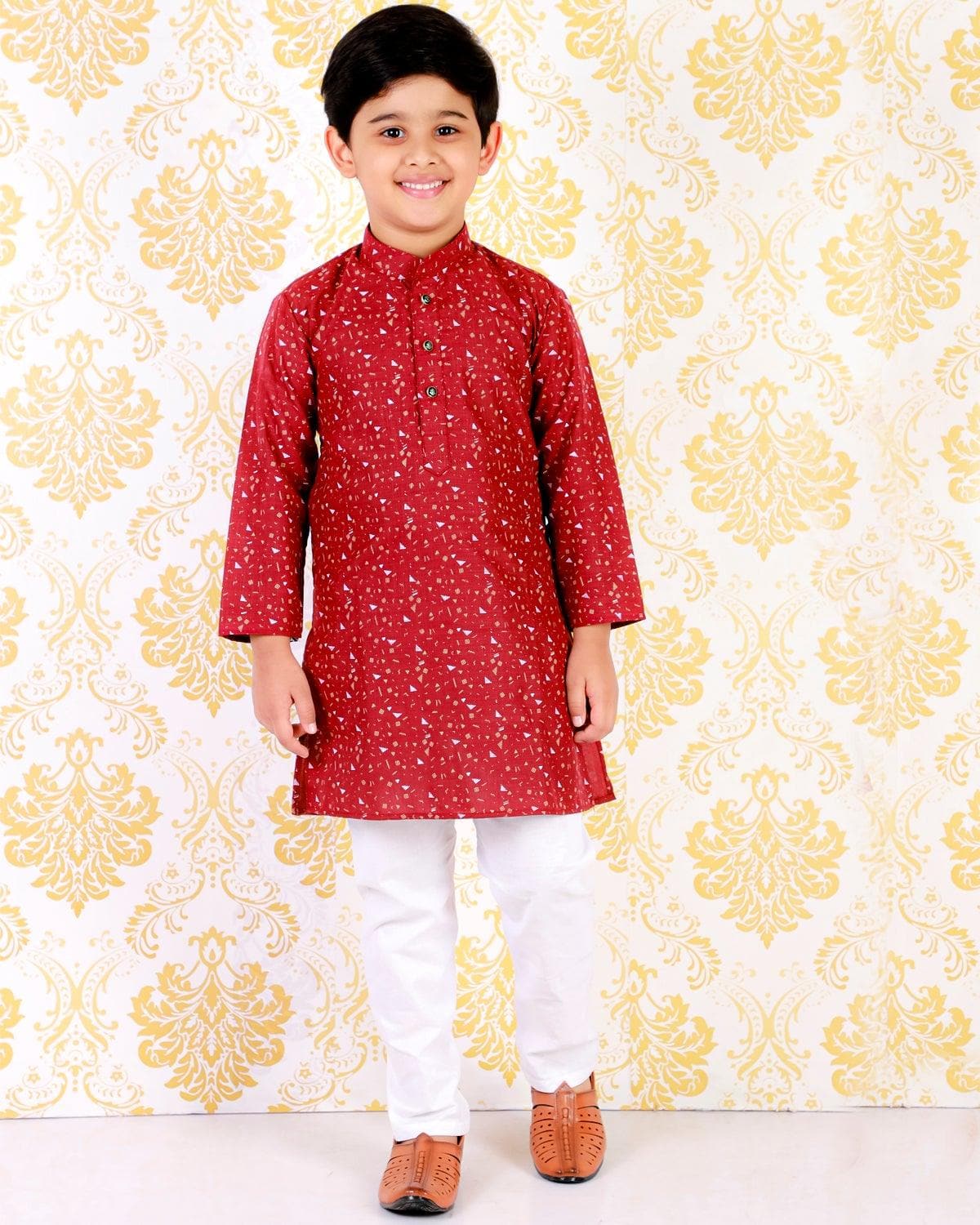 Pro Ethic Printed Kurta Pajama Sets for Kids and Boys #S-120