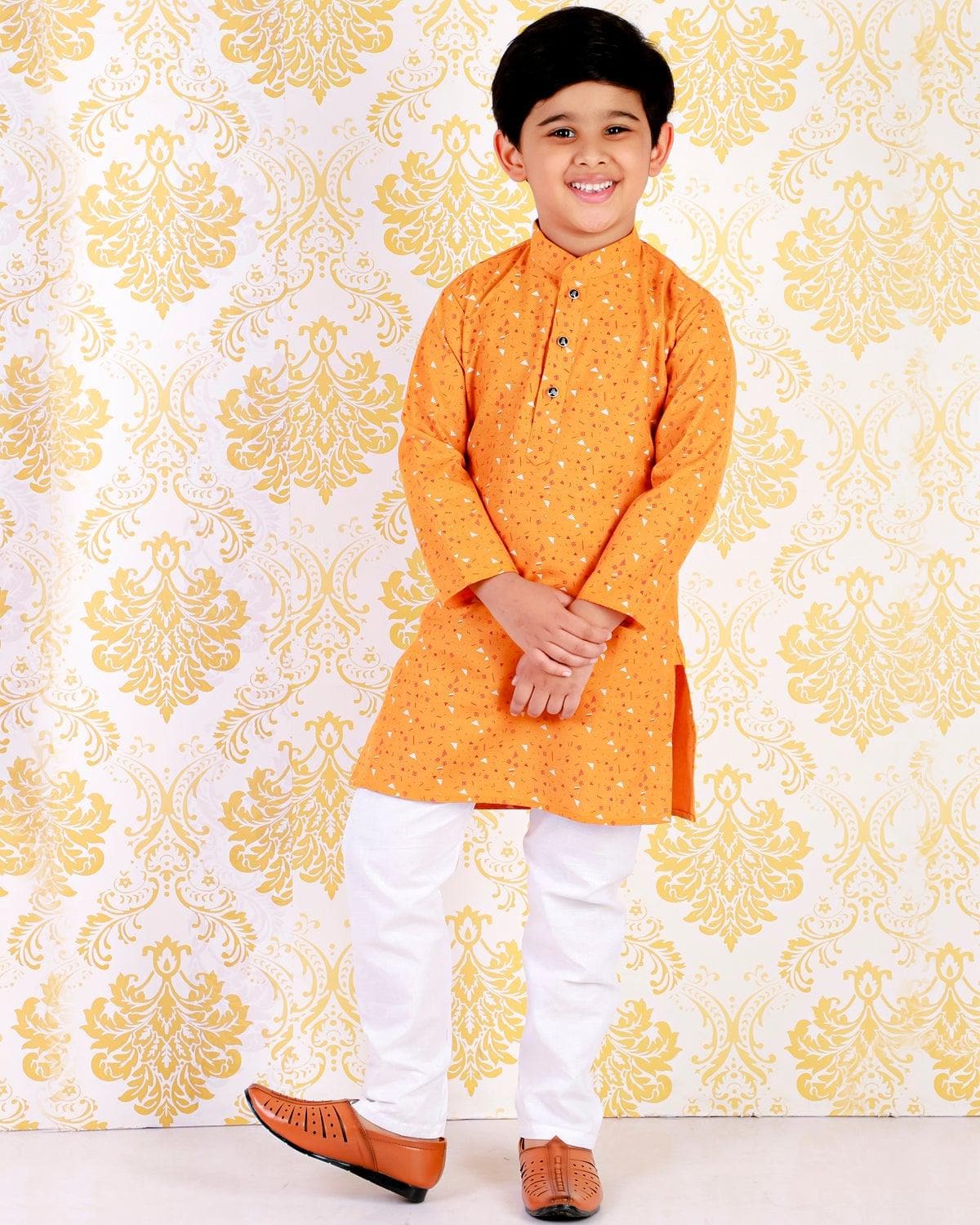 Pro Ethic Printed Kurta Pajama Sets for Kids and Boys #S-120
