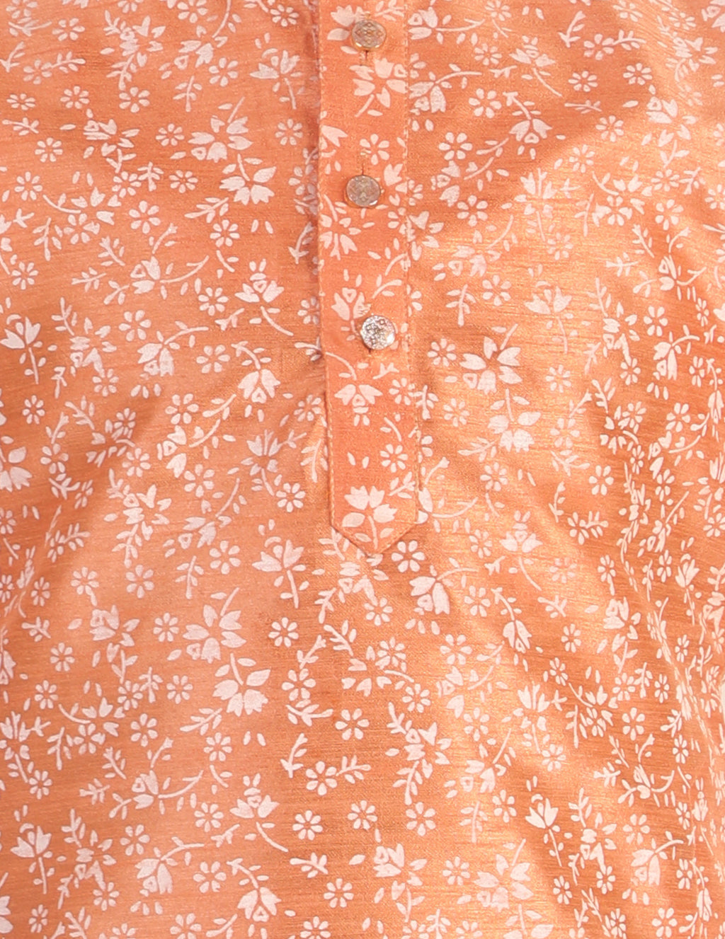 Pro Ethic Boys Kurta Pajama Set Cotton Solid Design Orange (S-171)