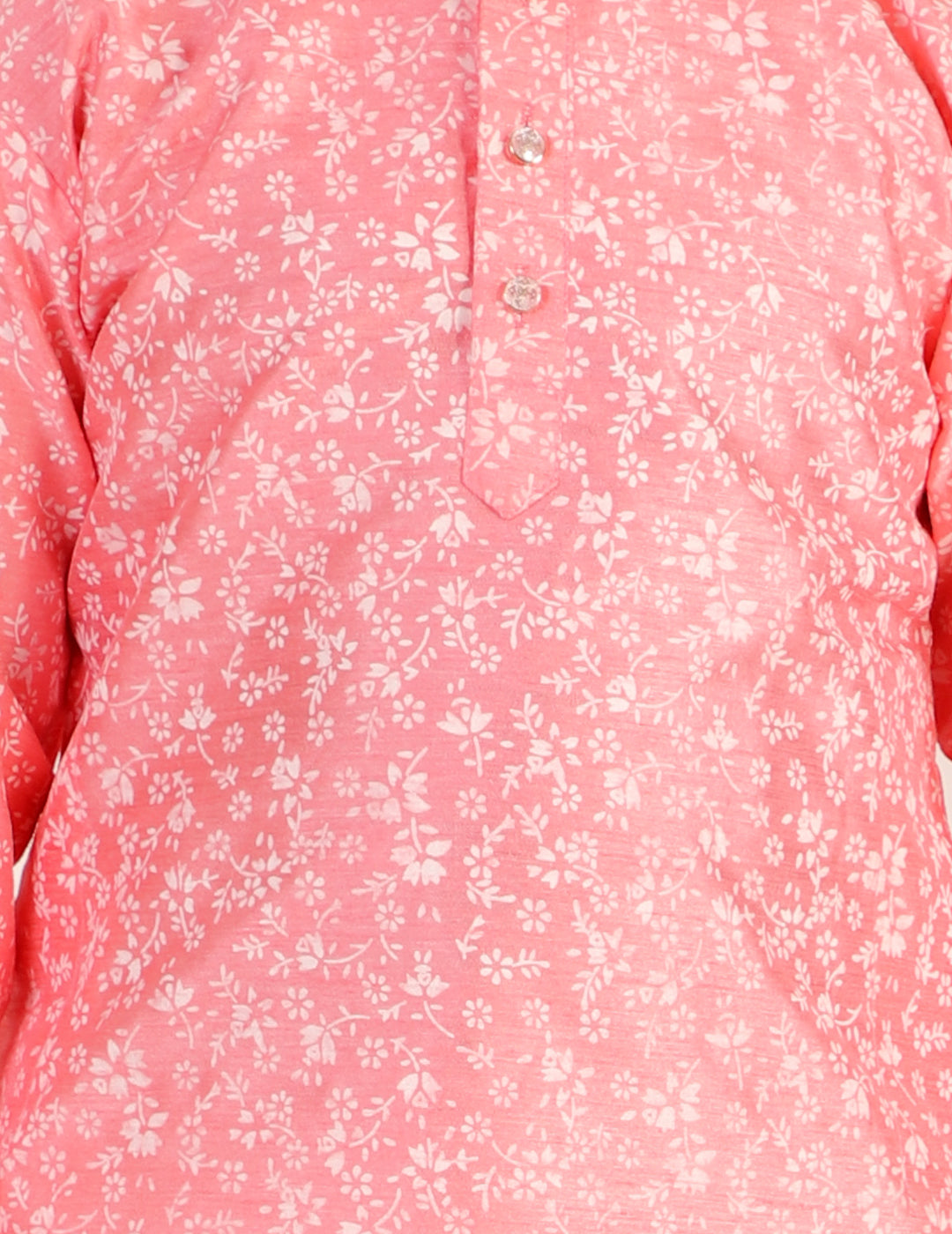 Pro Ethic Boys Kurta Pajama Set Cotton Solid Pink (S-171)