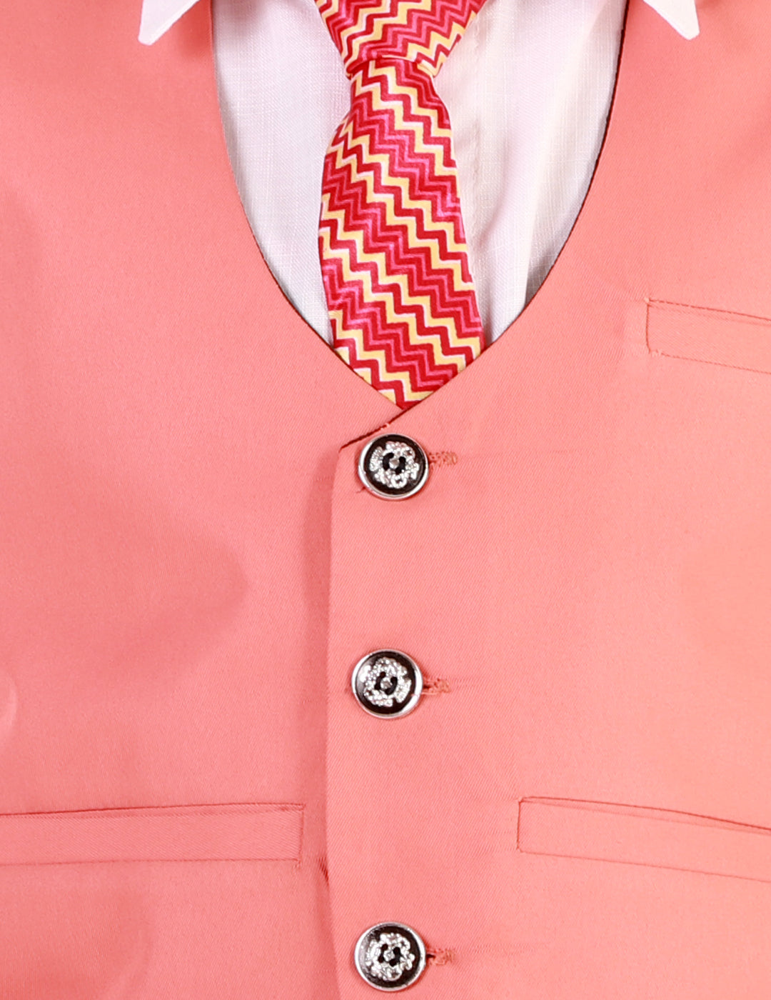 Pro Ethic Three Piece Suit For Boys Cotton Pink Floral Print T-121