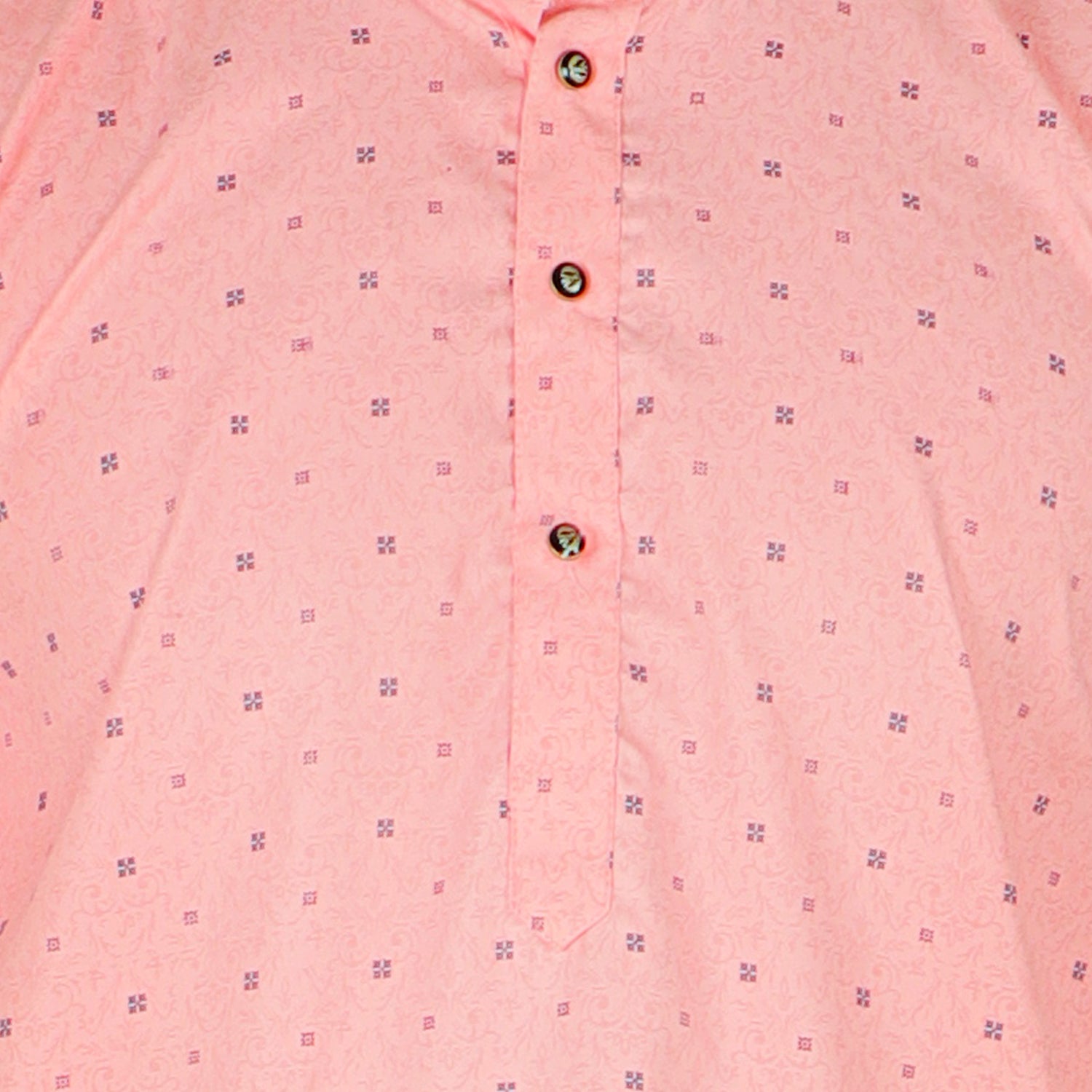 Pro Ethic Men's Kurta pajama set - Printed | Cotton | Pink | (A-114)