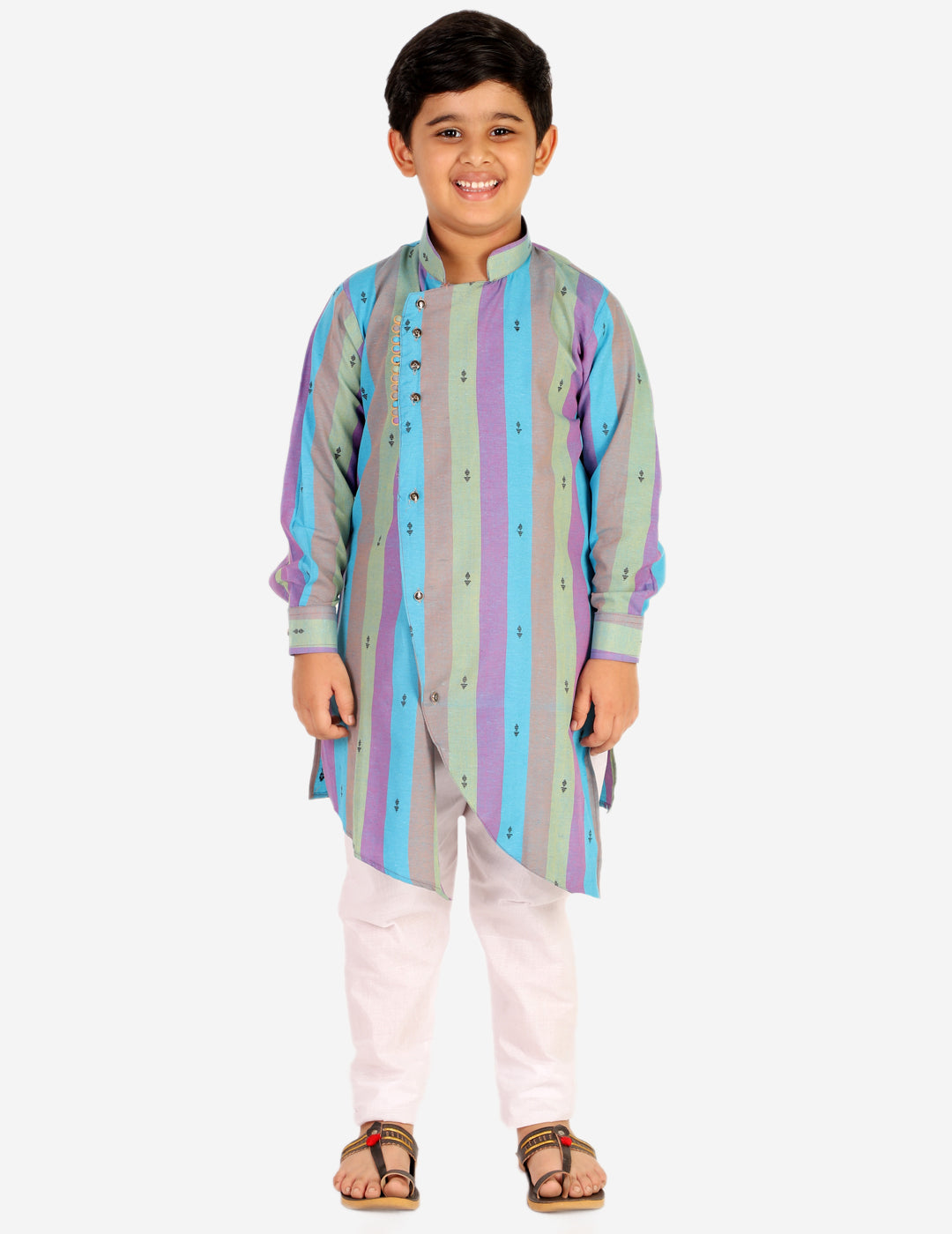kids kurta pajama for boys 1 to 16 years sky blue