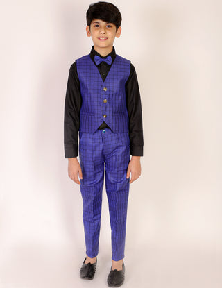 Pro Ethic Three Piece Suit For Boys Navy Blue T-125