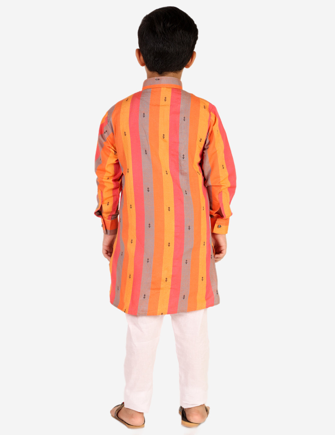 kids kurta pajama for boys 1 to 16 years orange