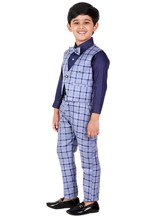 Pro Ethic Three Piece Suit For Boys Royal Blue T-124