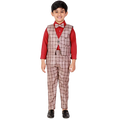 Pro Ethic Three Piece Suit For Boys Maroon T-124
