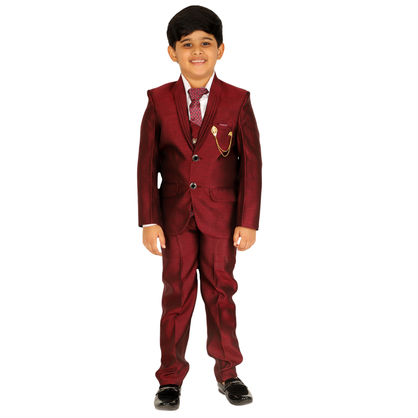 Pro Ethic Five Piece Suit For Boys Maroon T-126