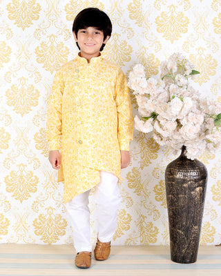 Pro Ethic Cotton Kurta Pajama For Boys Yellow S-151