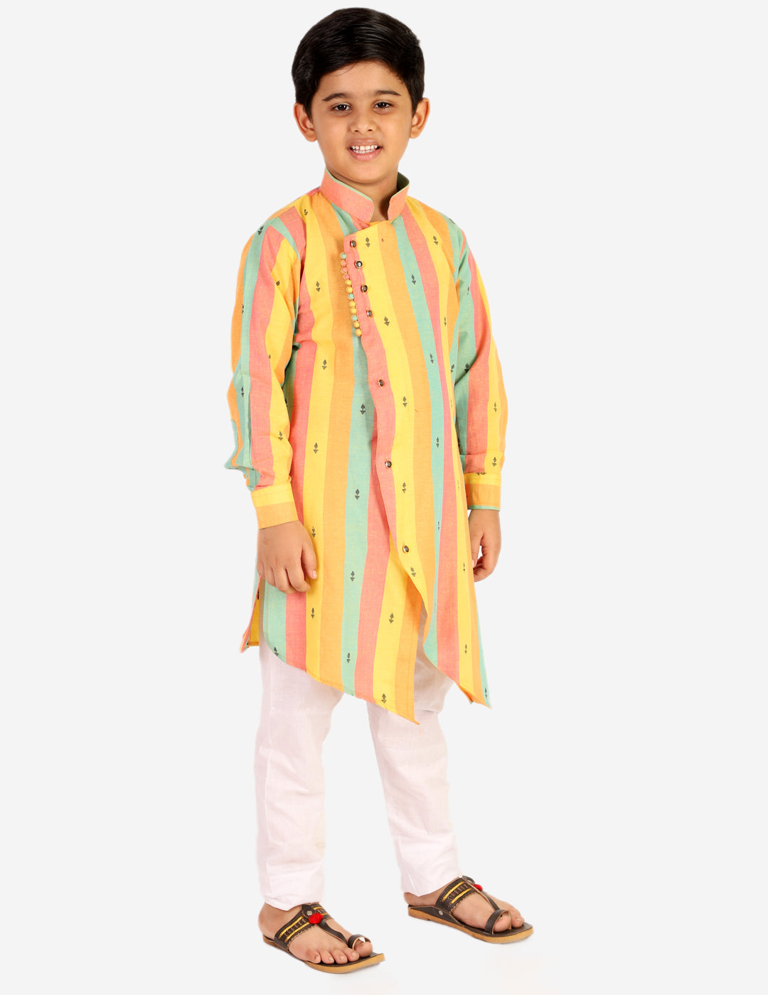 kids kurta pajama for boys 1 to 16 years yellow